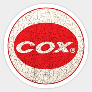 Cox vintage model engines Sticker